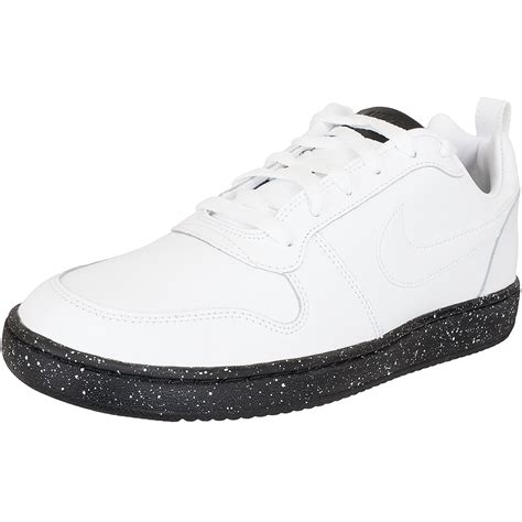 nike shoes schwarz weiss sohle mit schwarzen strich|schwarze sneaker herren.